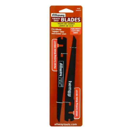 Allway 7.5 in. L X 7.5 in. W Steel Hand Saw Blade 24 TPI 2 pk