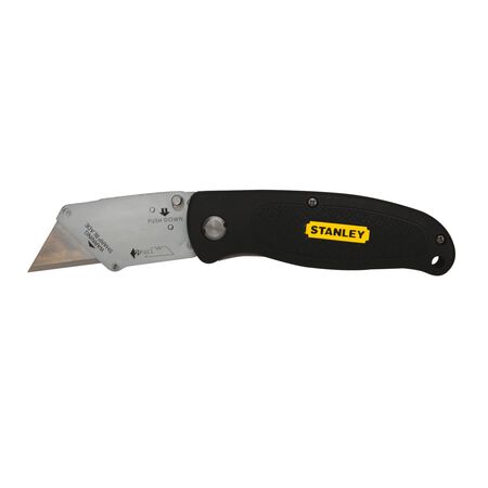 Stanley 6-1/2 in. Folding Utility Knife Black/Gray 1 pk