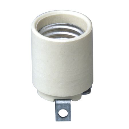 Leviton Porcelain Incandescent Medium Base Keyless Socket 1 pk