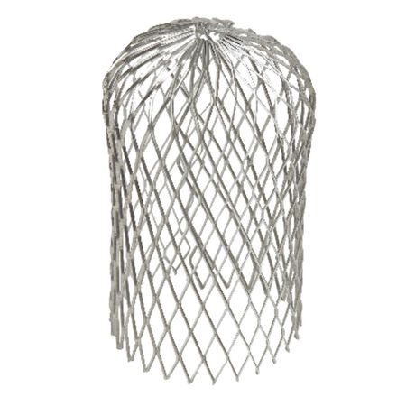 Amerimax 2.8 in. W X 3 in. L Gray Aluminum Gutter Strainer 1 pk