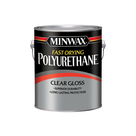 Minwax Fast-Drying Polyurethane Gloss Clear Oil-Based Fast-Drying Polyurethane 1 gal