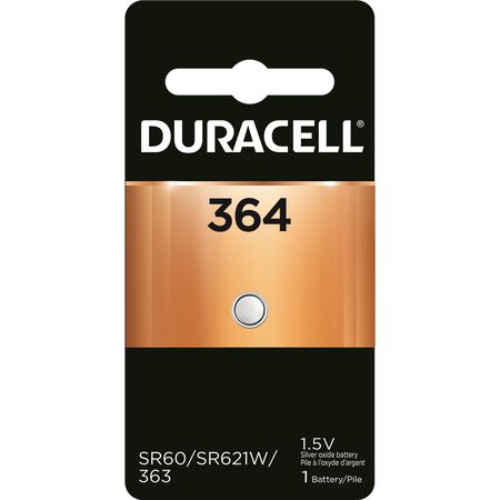 Duracell Silver Oxide 364 1.5 V 19 Ah Electronic/Watch Battery 1 pk