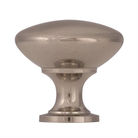 Amerock Allison Round Cabinet Knob 1-3/16 in. D 1-1/8 in. Brushed Chrome 1 pk