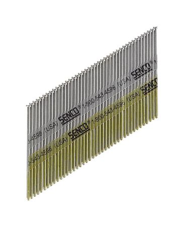 Senco 2-1/2 in. L X 15 Ga. Angled Strip Galvanized Finish Nails 34 deg 3000 pk