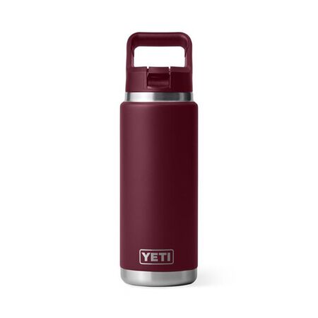 YETI Rambler 26 oz. Wild Vine Red BPA Free Bottle with Straw Cap