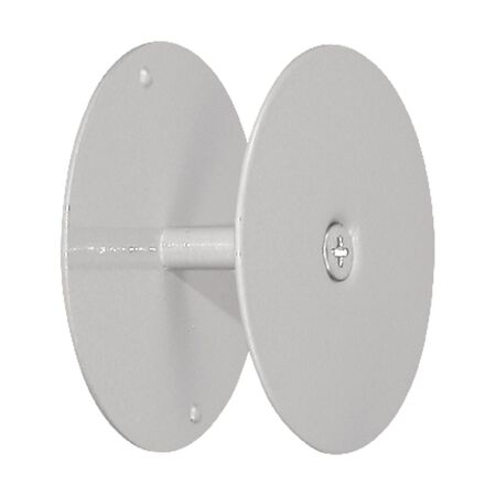 Prime-Line Gray Steel Hole Filler Plate 1 pk