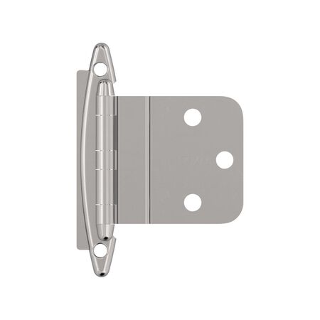 Amerock 2 in. W X 2-3/4 in. L Polished Chrome Steel Decorative Hinge 2 pk
