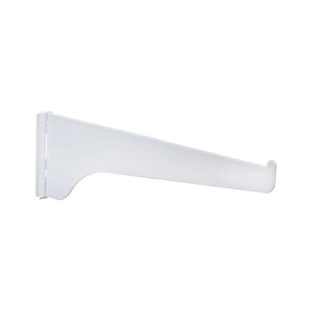 Knape & Vogt White Steel Regular Duty Bracket 16 Ga. 6 in. L 160 lb