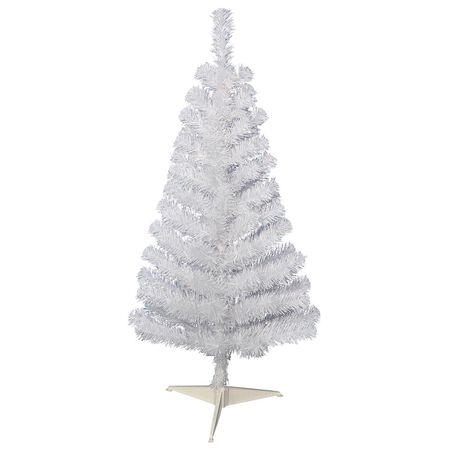 Giftwares 3 ft. Full Tinsel White Iridescent Christmas Tree