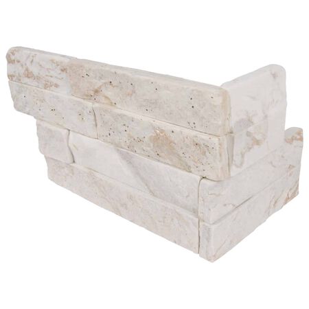 Royal White Splitface "L" Panel 6x18