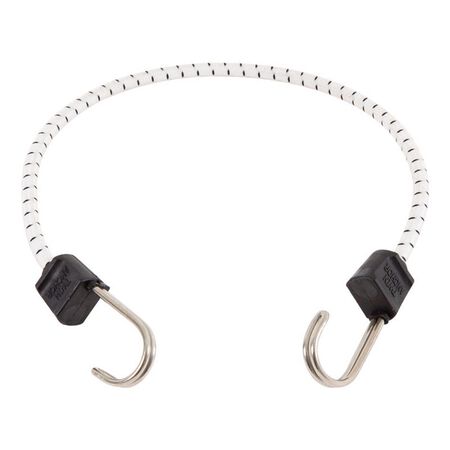 Keeper Black/White Bungee Cord 24 in. L X 0.315 in. 1 pk