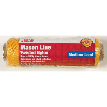 Ace 18 in. D X 260 ft. L Gold Twisted Nylon Twine