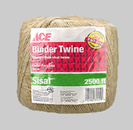 Ace 2500 ft. L Twisted Sisal Twine Brown