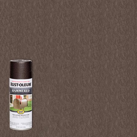 Rust-Oleum Stops Rust Hammered Dark Bronze Spray Paint 12 oz