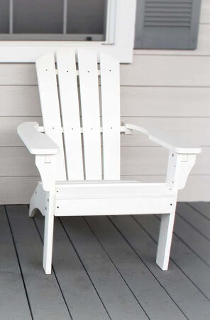 Leigh Country Poly Resin White Adirondack Chair