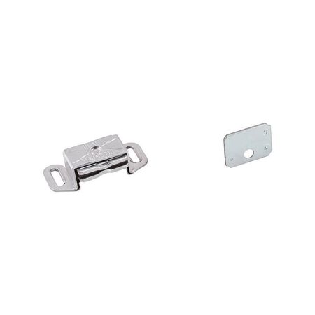 Amerock 1/2 in. H X 1 in. W X 2-3/16 in. D Aluminum Single Magnetic Catch