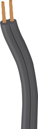 Coleman Cable 18/2 SPT-1 300 volts Lamp Cord Wire 250 ft. L Black - Sold by the foot