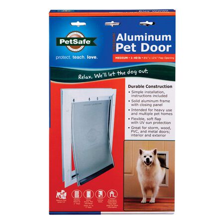 PetSafe 15.625 in. H X 10.75 in. W Aluminum Pet Door