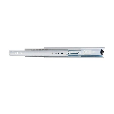 Hardware Resources 303FU14-R Drawer Slide, 100 lb, 43.8 mm W Rail, Steel, Zinc
