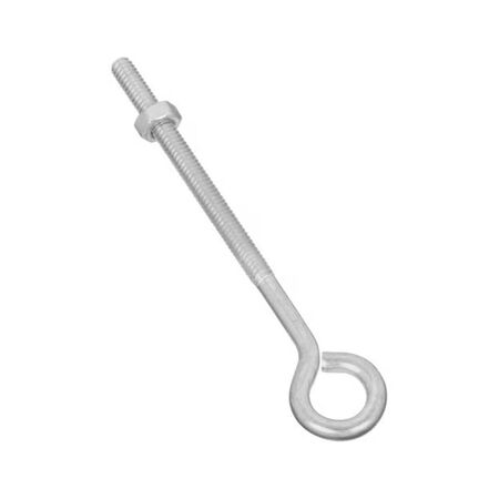 National Hardware 1/4 in. x 5 in. L Zinc-Plated Steel Eyebolt Nut Included