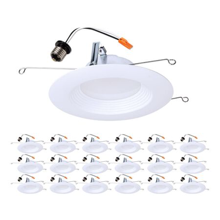Halo Bright White 5/6 in. W LED Recessed Downlight 10.4 W