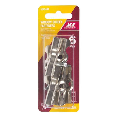 Ace Steel Double Wing Clip 6 pk