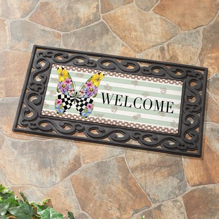 Evergreen Courtly Check Butterfly Sassafras Switch Mat