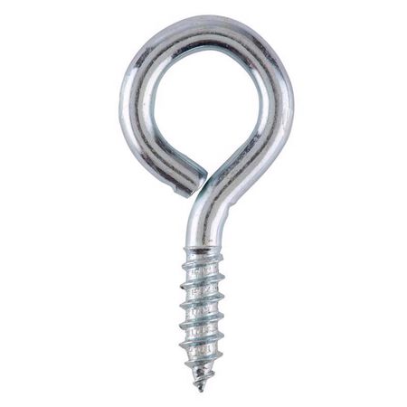 Ace 1/4 in. D X 17/8 in. L Zinc-Plated Steel Screw Eye 70 lb. cap. 4 pk