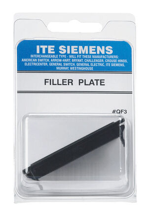 Connecticut Electric ITE Siemens 1 space Surface Single Pole Filler Plate