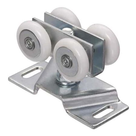 Ace Silver Plastic/Steel Roller Assembly 2 pack