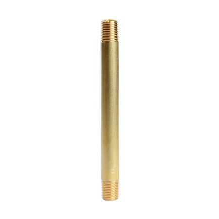 ATC 1/8 in. MPT 1/8 in. D MPT Yellow Brass Nipple 4 in. L