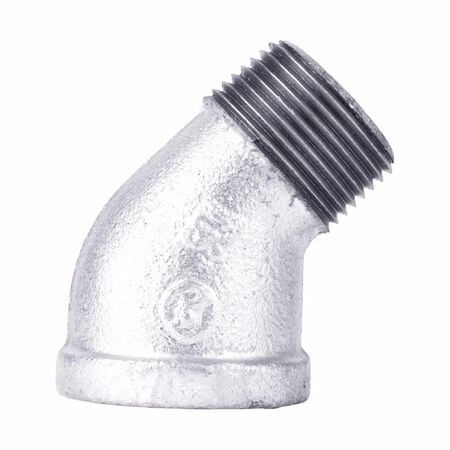 STZ Industries 1/2 in. FIP each X 1/2 in. D MIP Galvanized Malleable Iron 45 degree Street Elbow