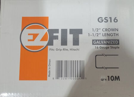 Staple EZ 1/2 x 1-1/2 16ga