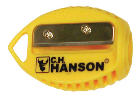 C.H. Hanson VersaSharp 2.3 in. L Carpenter Pencil Sharpener Yellow 1 pc