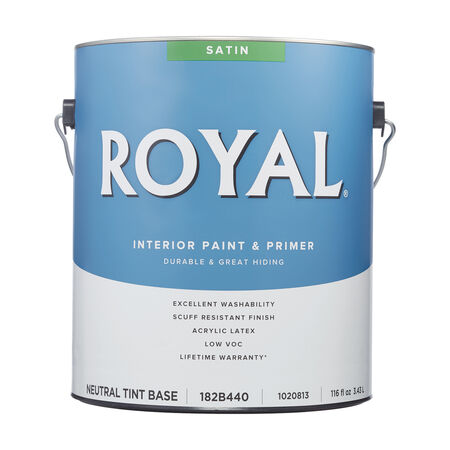 Royal Satin Tint Base Neutral Base Paint Interior 1 gal