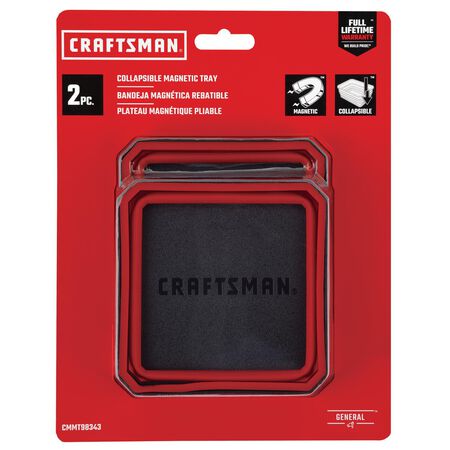 Craftsman Black/Red Magnetic Tray