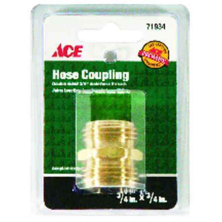 Ace 3/4 in. Brass Threaded Male Hose Coupling