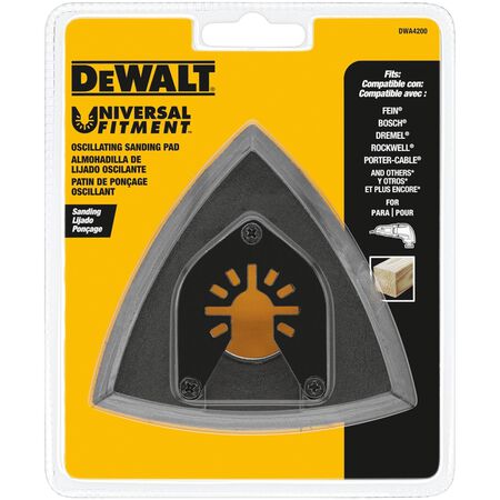 DeWalt Universal Fitment 3-1/4 in. L Triangular Oscillating Sanding Pad 1 Piece