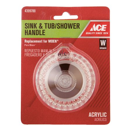 Ace For Moen Clear Sink and Tub and Shower Faucet Handles