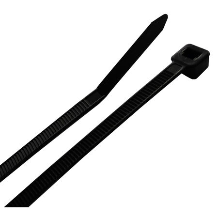 Steel Grip 11 in. L Black Cable Tie 12 pk