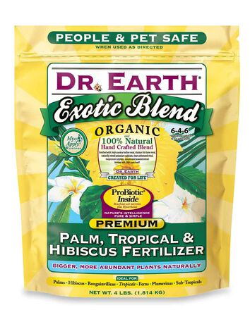 Dr. Earth Exotic Blend Palm, Tropical & Hibiscus Fert. 4 lb