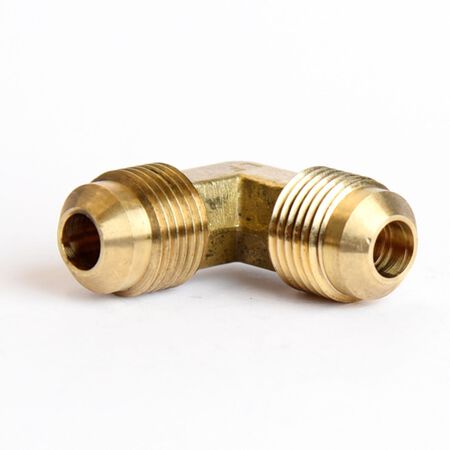 ATC 3/8 in. Flare 3/8 in. D Flare Brass 90 Degree Elbow