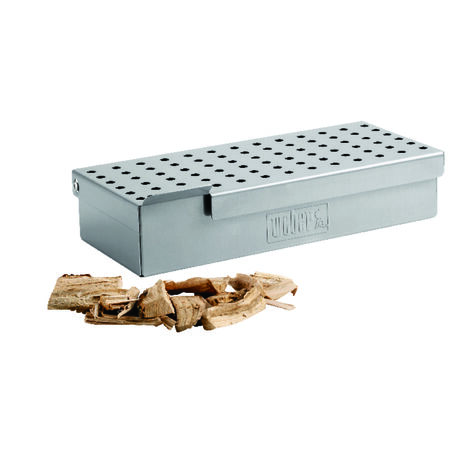 Weber Stainless Steel Pellet Smoker Box 9.7 in. L X 4.7 in. W For Weber Q 200/2000 Series