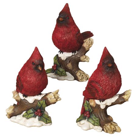 Gerson Assorted Cardinals Table Decor