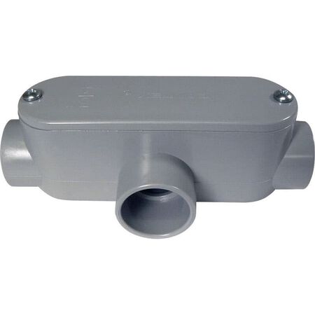 Cantex 1 in. D PVC Conduit Body For PVC 1 pk