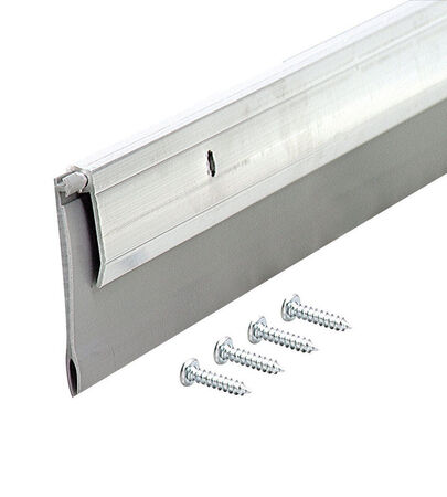 M-D Silver Aluminum Sweep For Garage Doors 36 in. L X 2 in.
