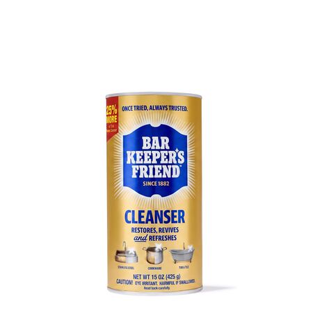 Bar Keeper's Friend No Scent Stainless Steel Cleaner & Polish 15 oz. Powder