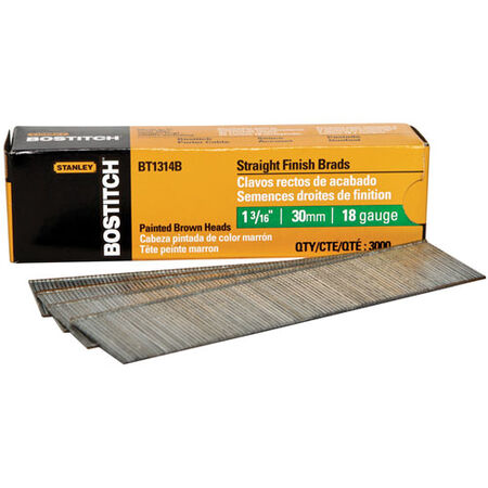 3,000-Qty. 1-3/16" 18-Gauge Brads