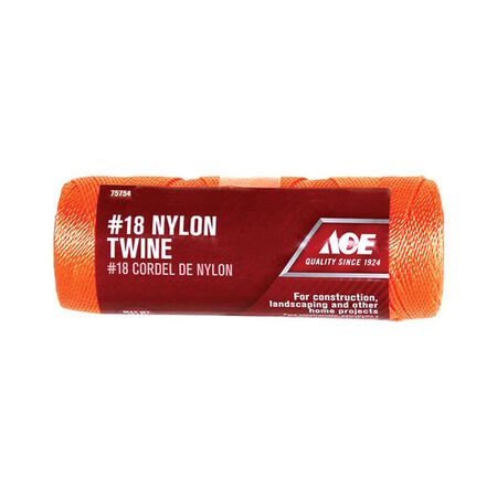 Ace 18 # X 160 ft. L Assorted Twisted Nylon Twine