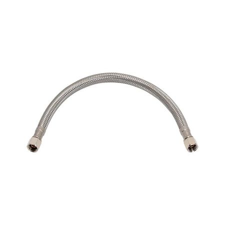 Ace 1/4 in. Compression X 1/4 in. D Compression 12 in. Braided Stainless Steel Ice Maker Supply Line